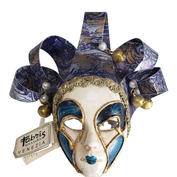 Fabris Venezia Other - Fabris Venezia Small Jester Mask, with Tag, Made in Italy